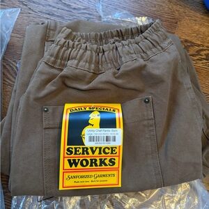 3 BNWT Service Works Chef Pants